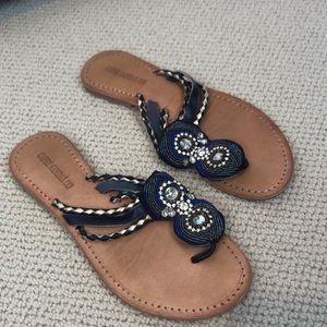 Capri Sandal Co blue sandals